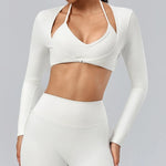 Long Sleeve Yoga Crop Top