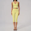 Yoga Capri Pants Athletic Set