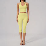 Yoga Capri Pants Athletic Set