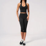 Yoga Capri Pants Athletic Set