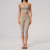 Yoga Capri Pants Athletic Set