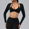 Long Sleeve Yoga Crop Top