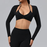 Long Sleeve Yoga Crop Top