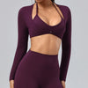 Long Sleeve Yoga Crop Top
