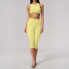 Yoga Capri Pants Athletic Set