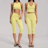 Yoga Capri Pants Athletic Set