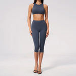 Yoga Capri Pants Athletic Set