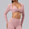 Long Sleeve Yoga Crop Top