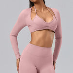 Long Sleeve Yoga Crop Top